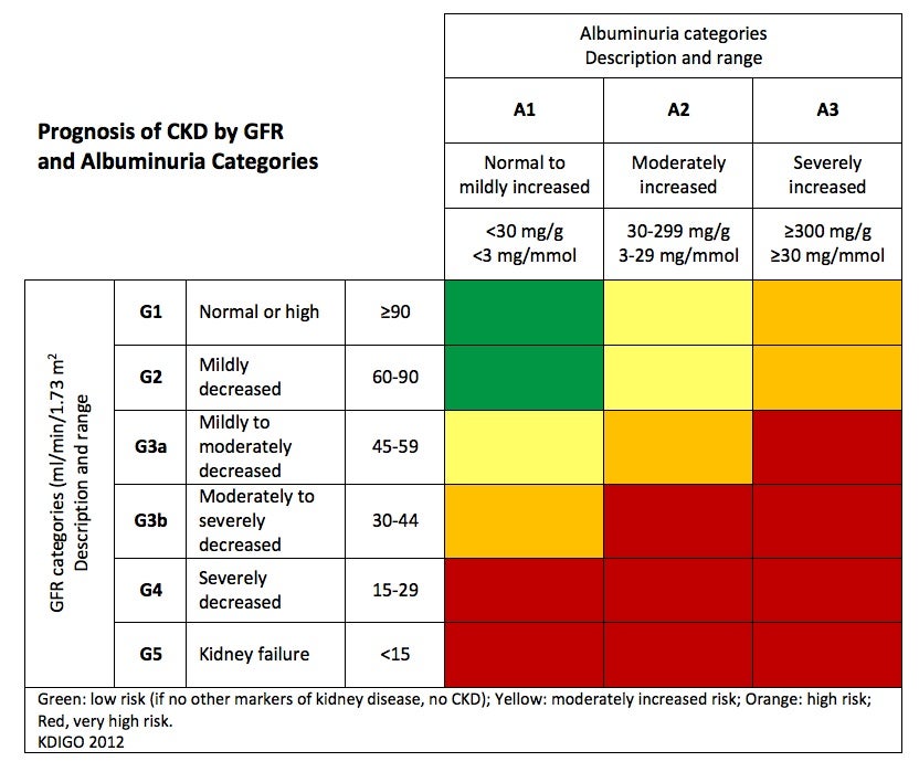 Bun Creatinine Levels Chart