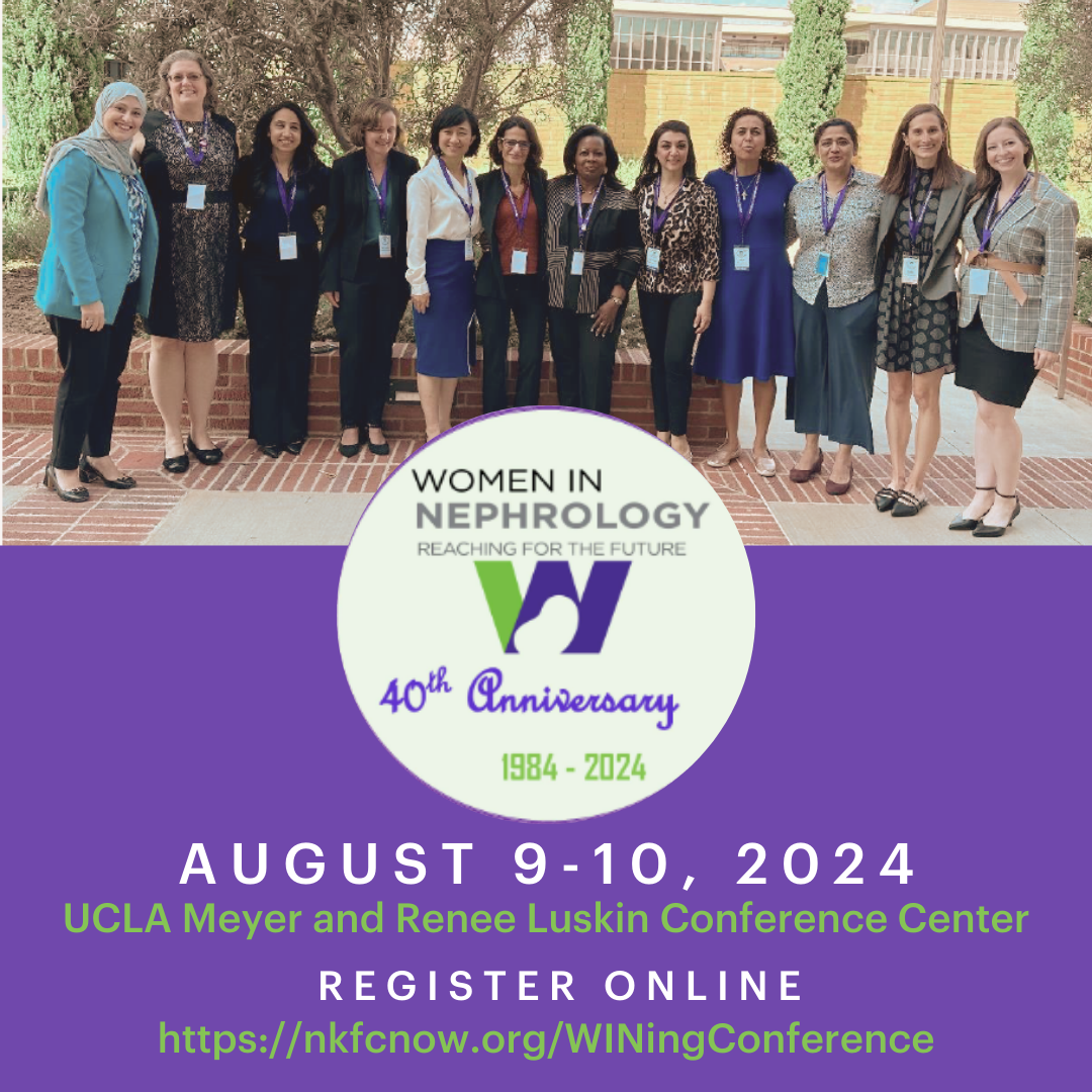 Women in Nephrology 40th Anniversary Celebration and 2024 Leadership