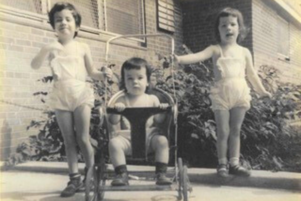 From Left to Right, Kate, 6, Maura, 3, and Ellen, 5