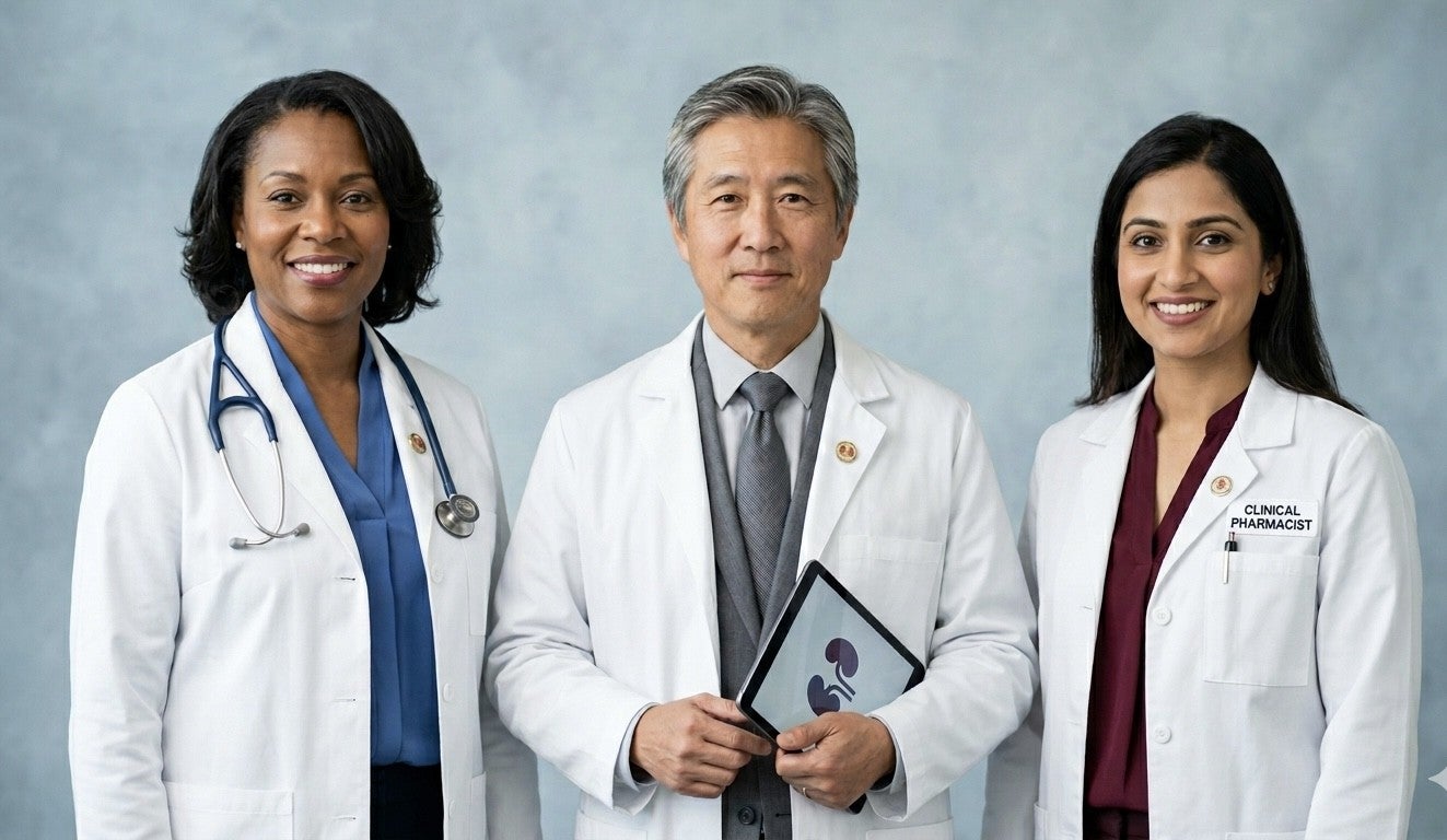 Doctor's standing in a row