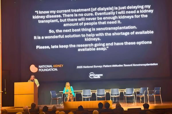 NKF Staff presenting 2025 Xenotransplant survey