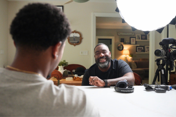 David Rush interviewing nephew