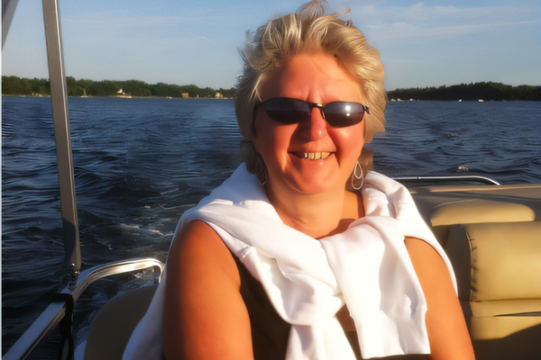 Eugenia Steffens on boat
