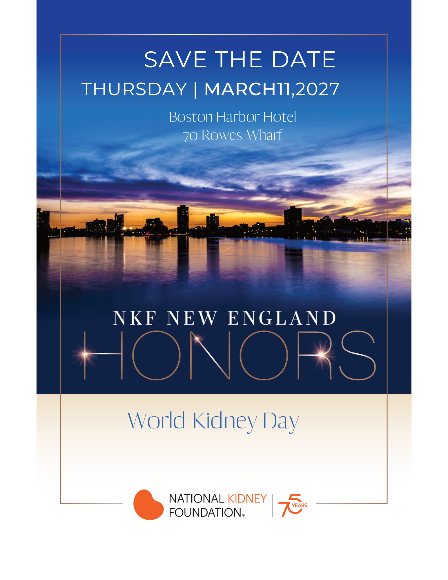 2027 Honors Save the Date