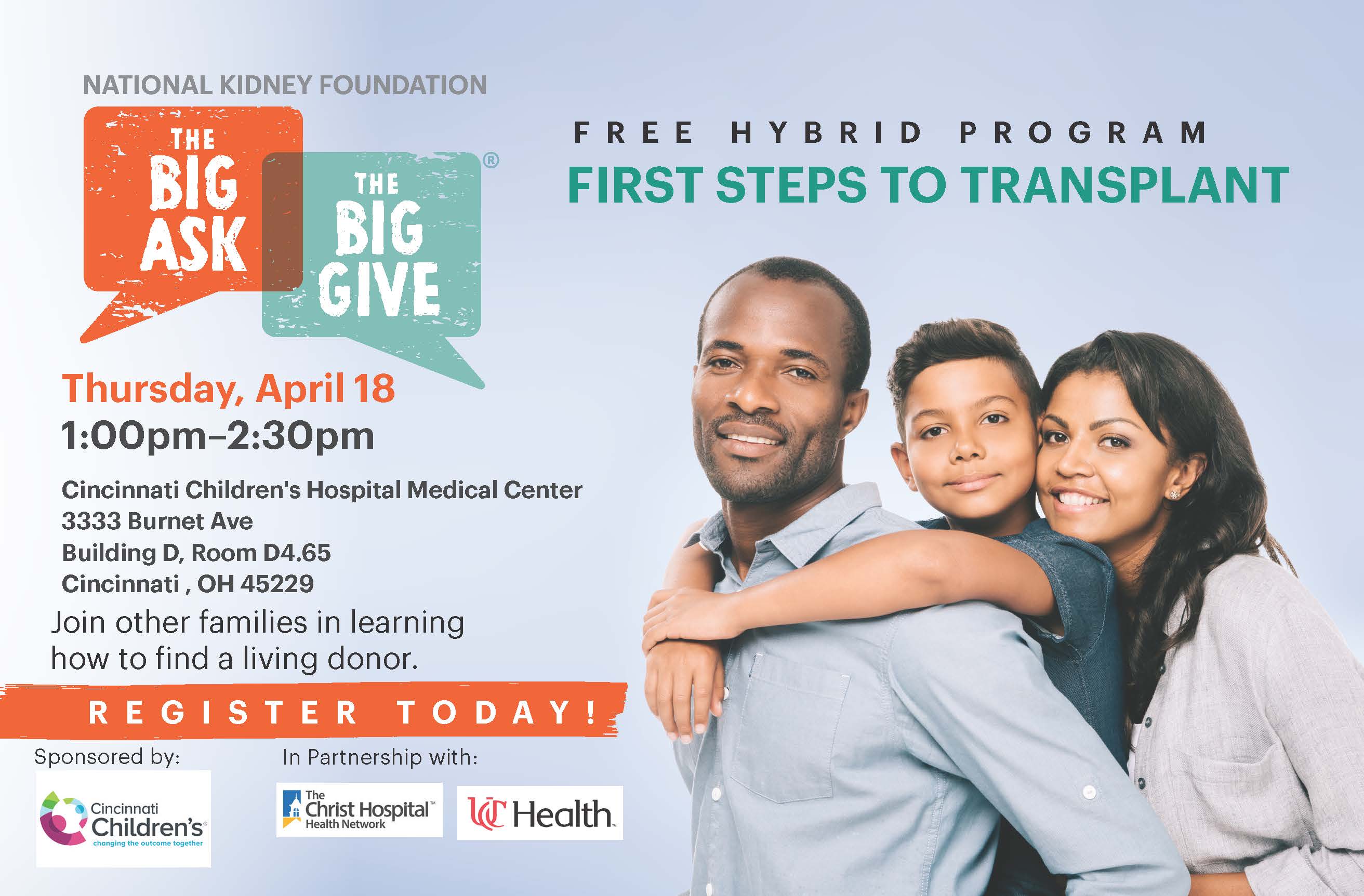 The Big Ask: The Big Give at Cincinnati Children's Hospital Medical Center on April 18th in Cincinnati, Ohio