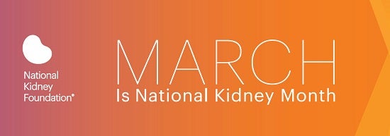 Donate 4 Kidney Month National Kidney Foundation