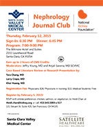 Nephrology Journal Club Flyer Nephrology Journal Club Flyer