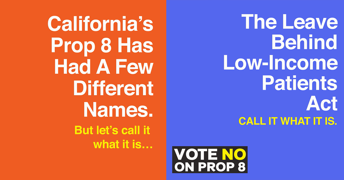 New Social Campaign Urges California Voters to Vote NO on Prop 8 | National  Kidney Foundation