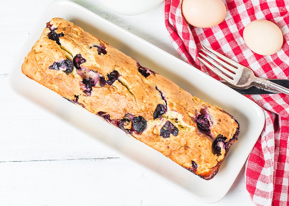 Blueberry Lemon Pound Cake