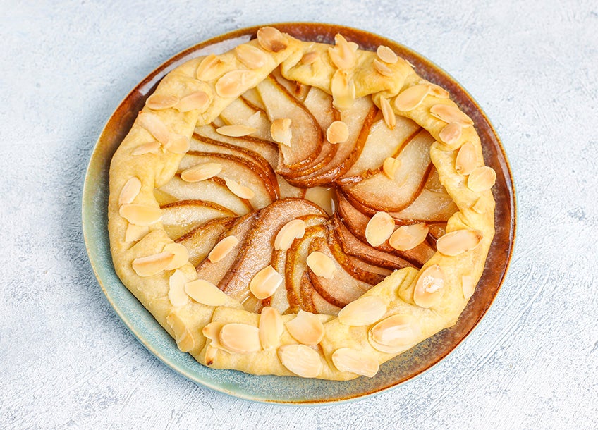 Galette de manzanas y almendras