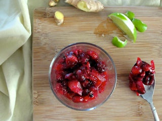 Cranberry Ginger Apricot Chutney