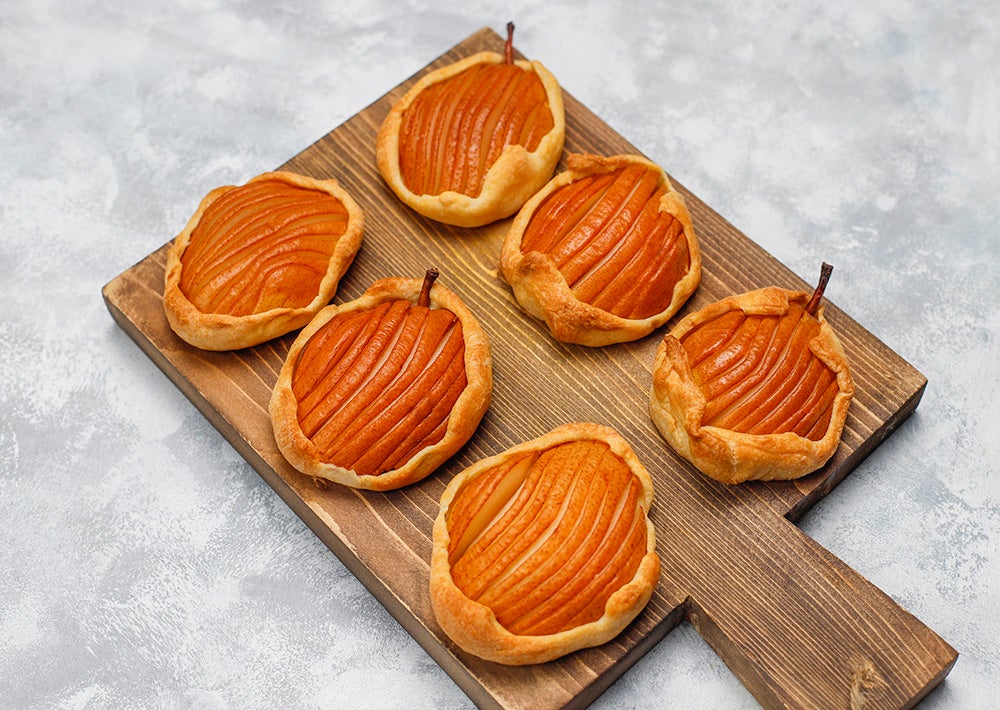 Rum Pear Tarts