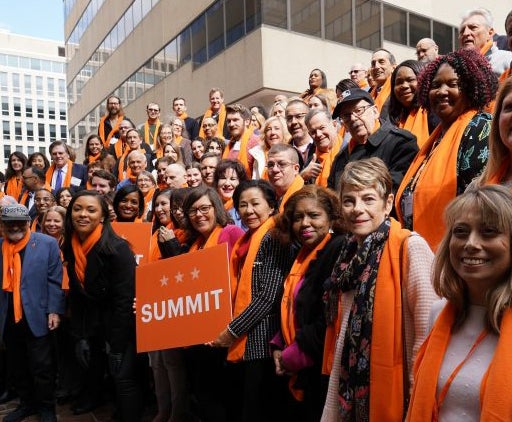 Group of Kidney Advocacy Committee members gathered in Washington DC