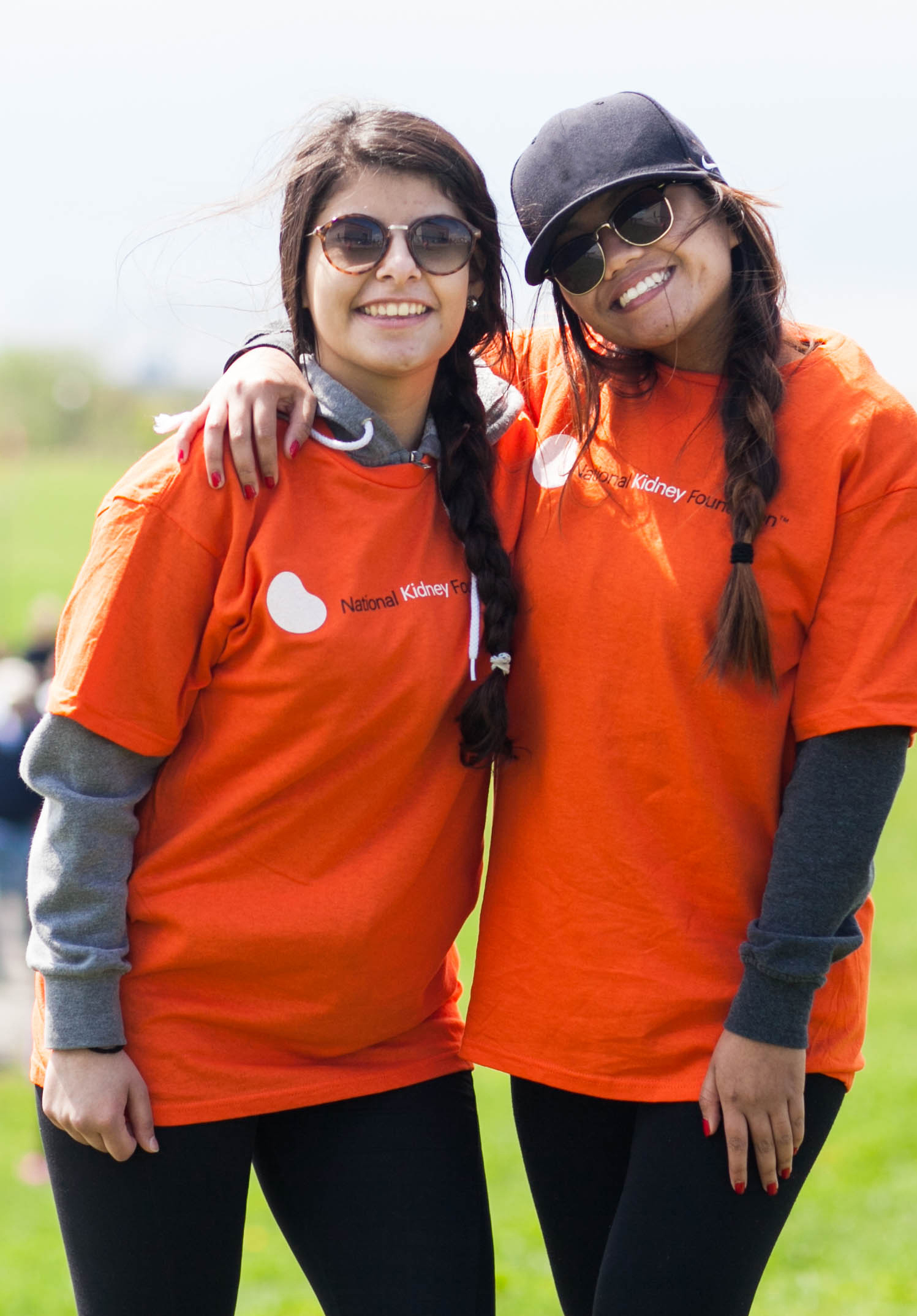  Two ladies at a kidney walk