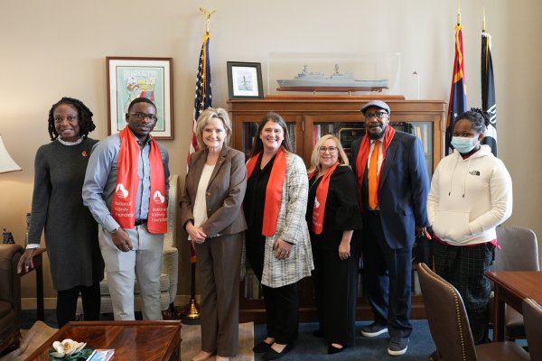 Lance Mason advocating with Voices for Kidney Health