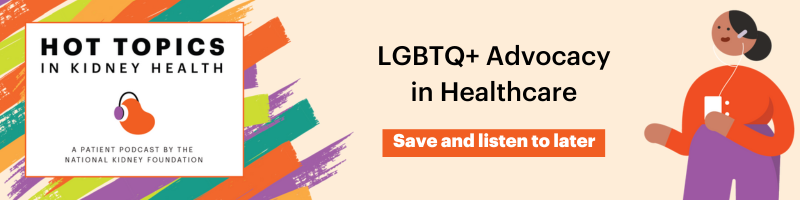 Save and Listen to Hot Topics episode LGBTQ+ Advocacy in Healthcare 