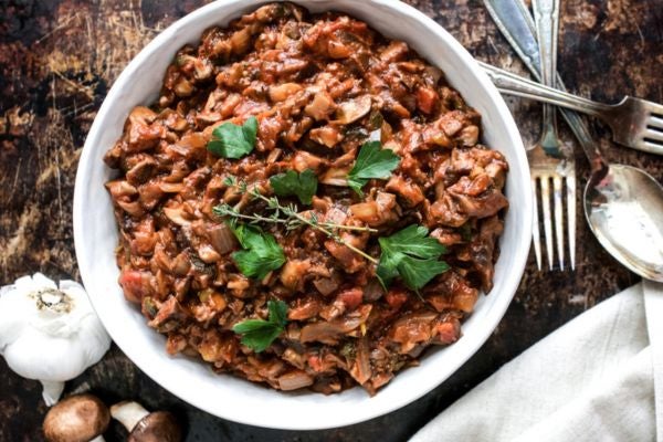 Mushroom Bolognese