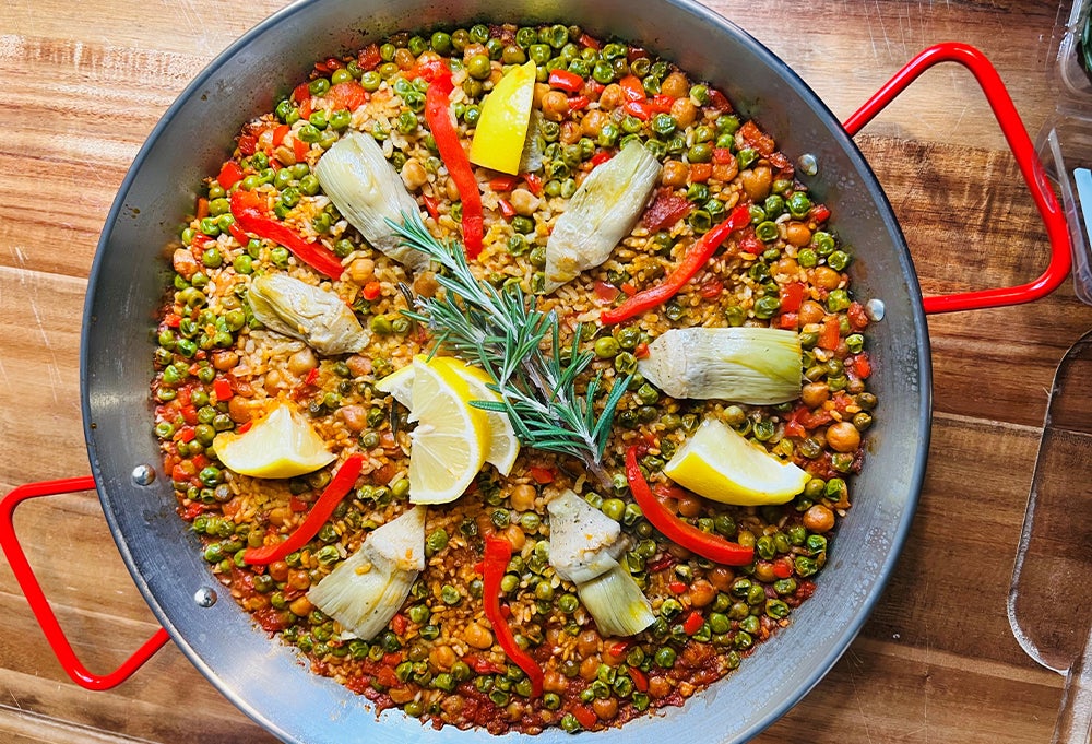 Paella Española de Vegetales National Kidney Foundation