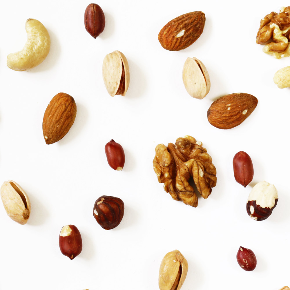 Assortment of various nuts