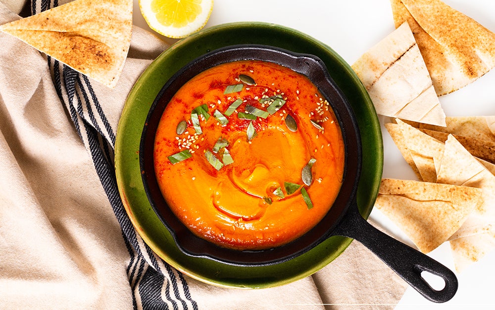 Pumpkin Pepper Hummus