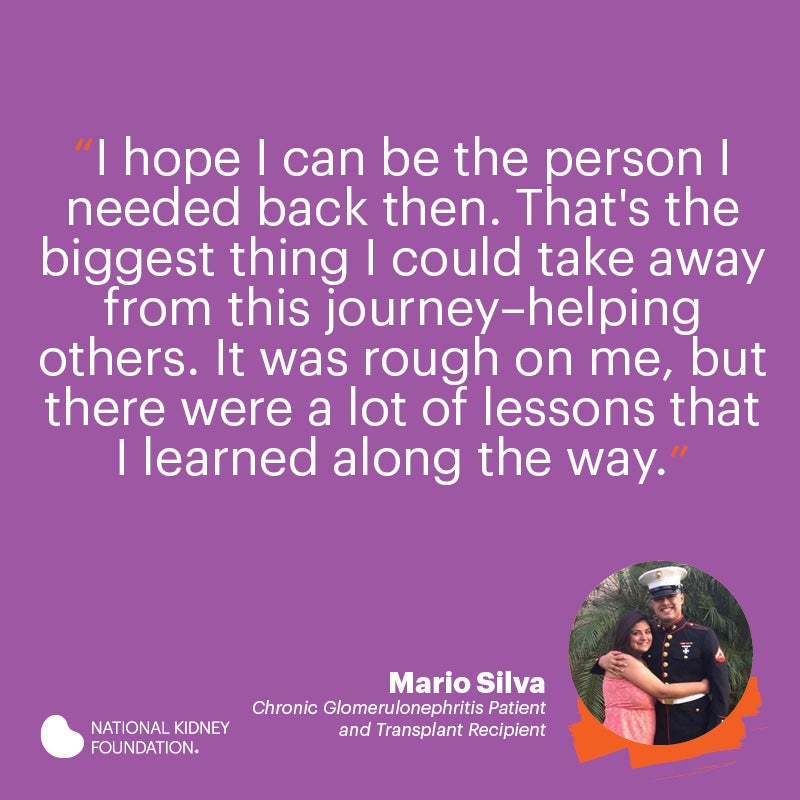 I hope I can be the person I needed back then. That's the biggest thing I could take away from this journey–helping others.