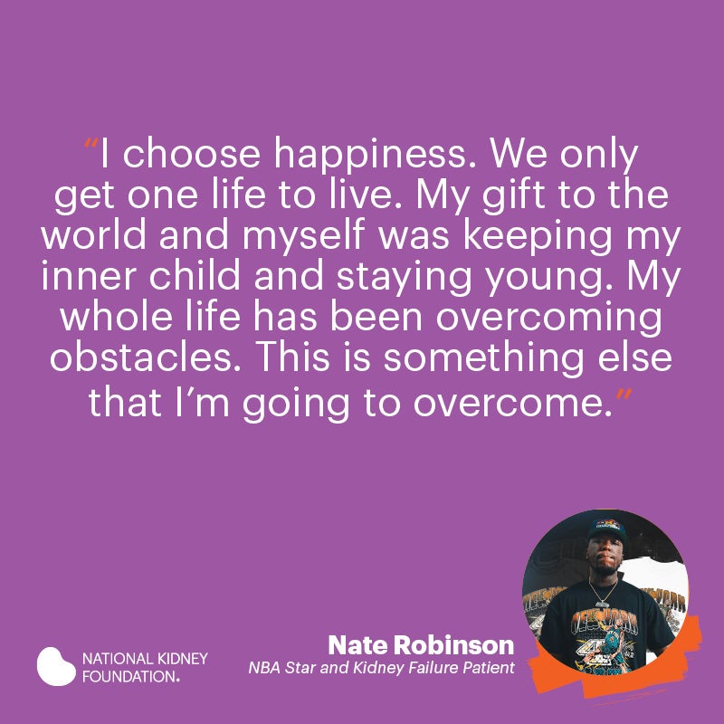 I choose happiness. We only get one life to live. My gift to the world and myself was keeping my inner child and staying young. My whole life has been overcoming obstacles. This is something else that I’m going to overcome.