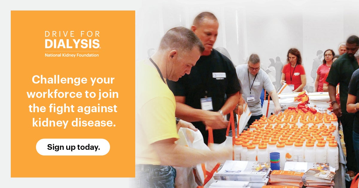 Drive For Dialysis National Kidney Foundation