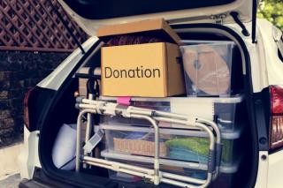 donations in the trunk 