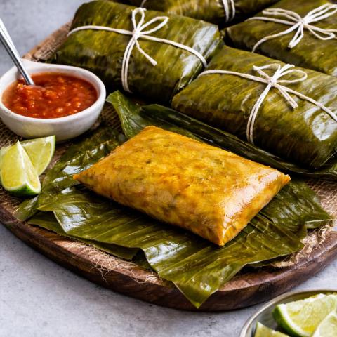 Puerto Rican Rice Pasteles