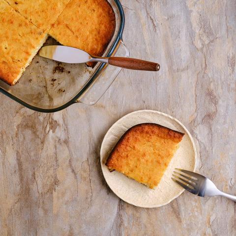 Baked Grits Squares