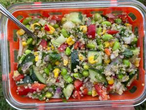 Edamame Salad with Quinoa