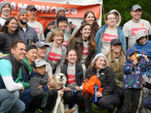 Group of volunteers at the 2023 Boston Kidney Walk