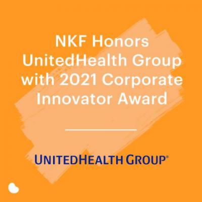 NKF Honors UnitedHealth Group with 2021 Corporate Innovator Award