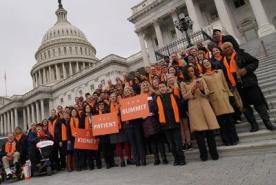People at US Capitol for Kidney Patient Summit