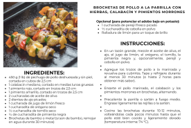 Spanish recipe card 1