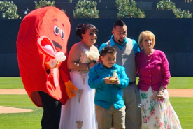 Jessika, Joey, Sydney the Kidney, and family