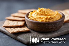 Apple Ginger Nut Pate, Plant Powered Metro New York logo