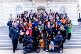 Voices for Kidney Health advocates at Capitol Hill DC 2026