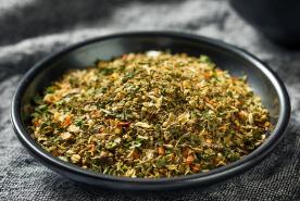 Homemade spice mix in a bowl