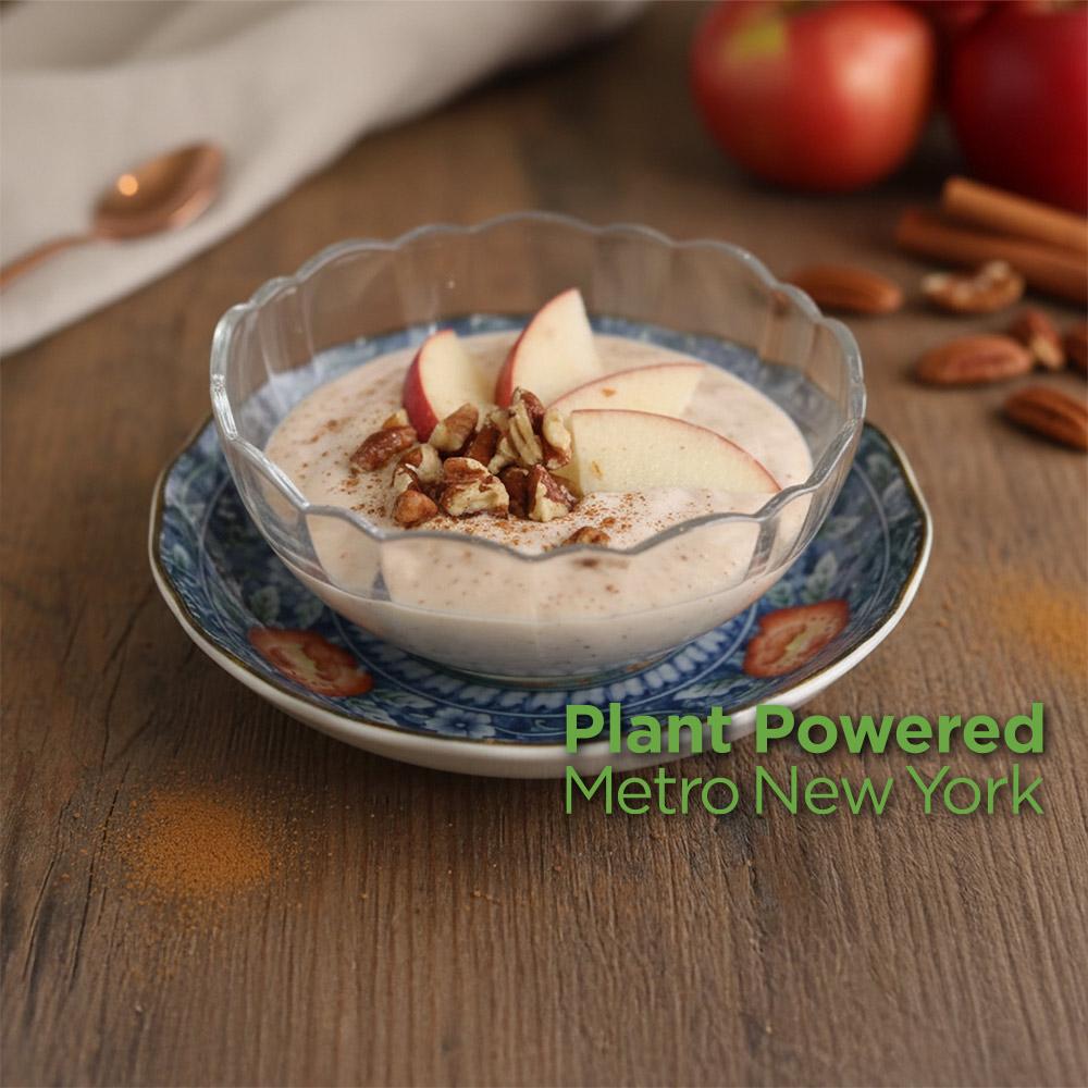 Apple Spiced Vanilla Creme, Plant Powered Metro New York logo