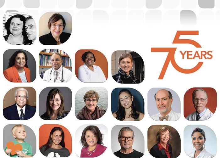 Thumbnails of Kidney Heroes, 75th anniversary on NKF logo