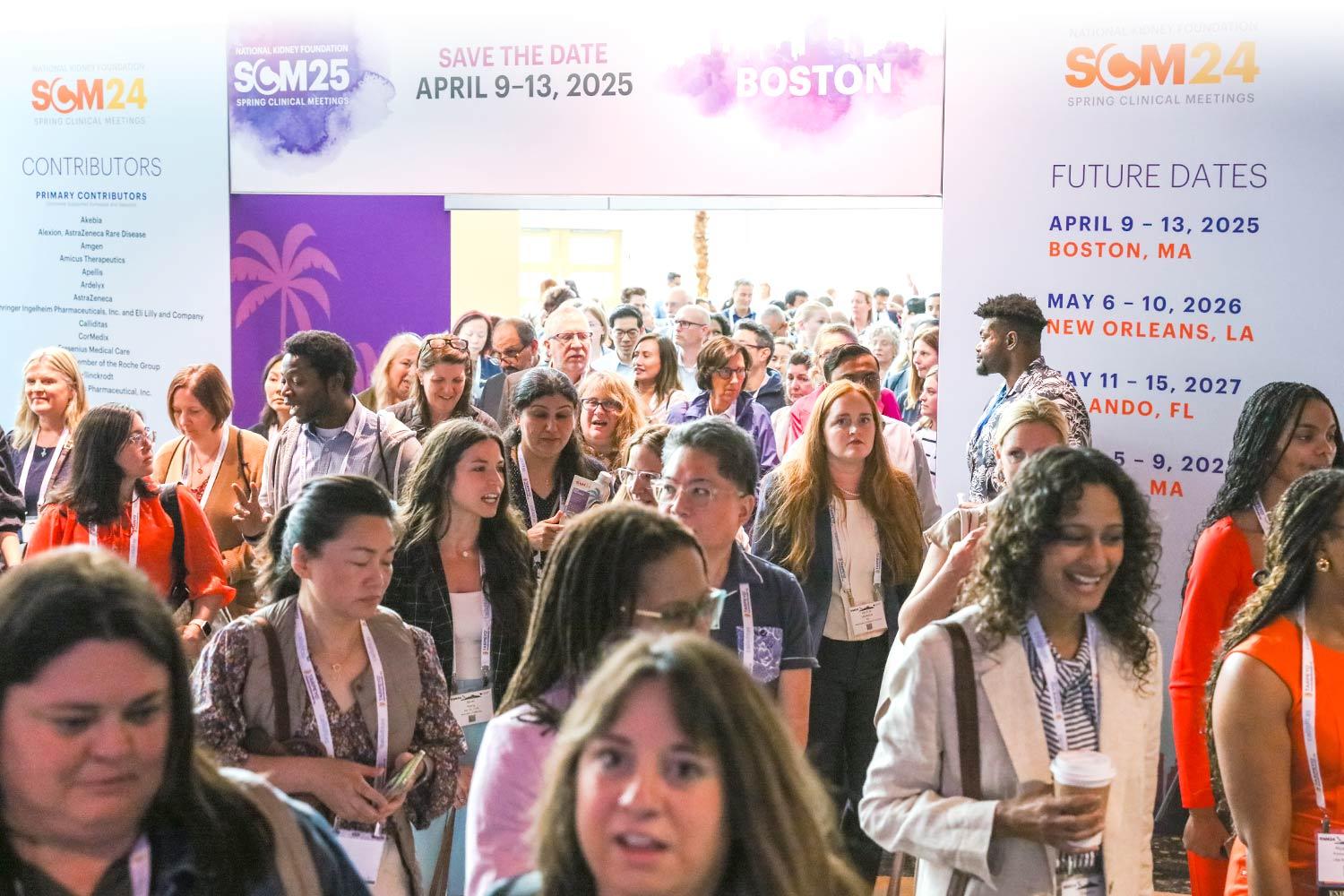 SCM24 attendees flooding into the venue